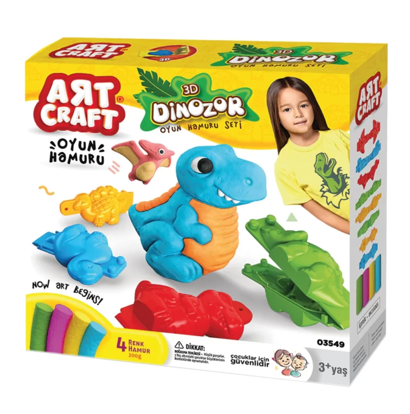 3D Dinozor Hamur Seti - 2. görsel