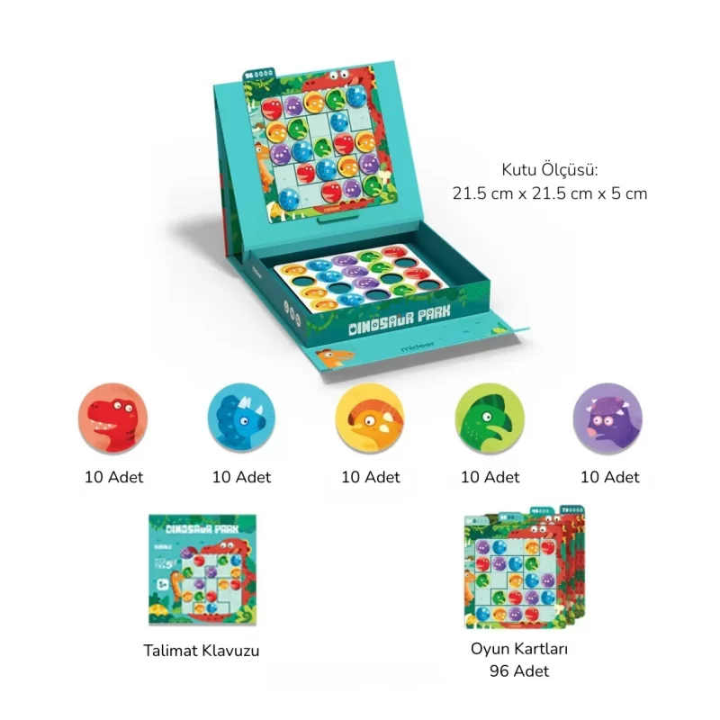 Mideer Sudoku Serisi - Dinozor Parkı - 3. görsel