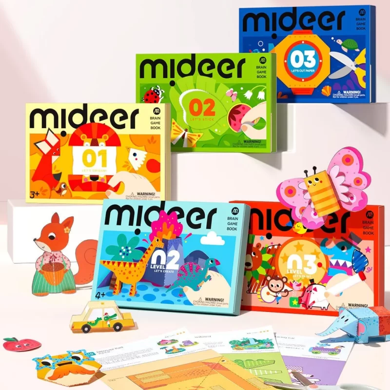 Mideer Zeka Oyunu Kitabı: Origami Etkinlikleri 2. Seviye - 4. görsel