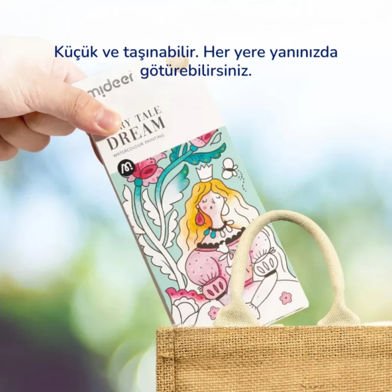 Mideer Akıllı Sulu Boya Defteri - Masal Dünyası - 4. görsel
